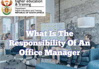 What Is The Responsibility Of An Office Manager