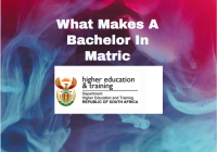 What Makes A Bachelor In Matric