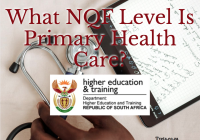 What NQF Level Is Primary Health Care?