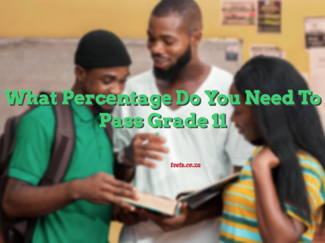 What Percentage Do You Need To Pass Grade 11