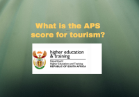 What is the APS score for tourism?