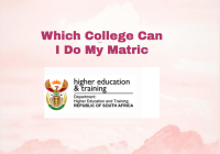 Which College Can I Do My Matric