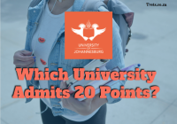 Which University Admits 20 Points?