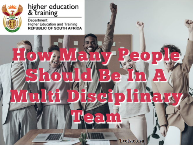 How Many People Should Be In A Multi Disciplinary Team