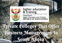 Private Colleges That Offer Business Management In South Africa