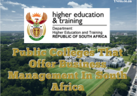 Public Colleges That Offer Business Management In South Africa