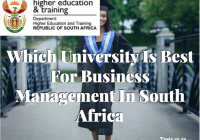 Which University Is Best For Business Management In South Africa